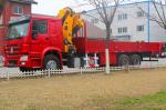 Sinotruk Howo7 Chassis 25 Ton Truck Mounted Crane 6x4 Hydraulic Steering
