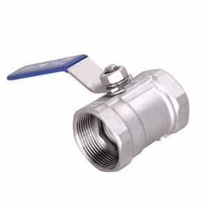 Cheap 1PC Bsp Threaded Stainless Steel Ball Valve for Floating CE/SGS/ISO9001 Certified for sale