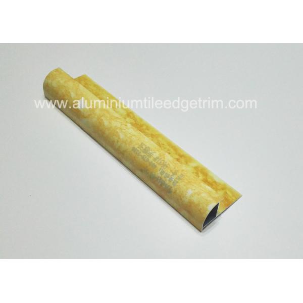 Marbling Grain Color Metal PVC Tile Corner Trim For Windowsill 2.7m Length