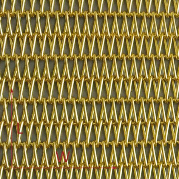 Electroplated Hot Dipped GI Spiral Knitted Wire Mesh For Fence / Gabions
