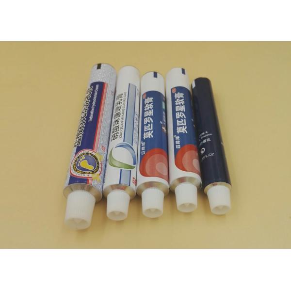 CFDA Certificate Aluminum Ointment Tubes , Pharmaceutical Empty Squeeze Tubes