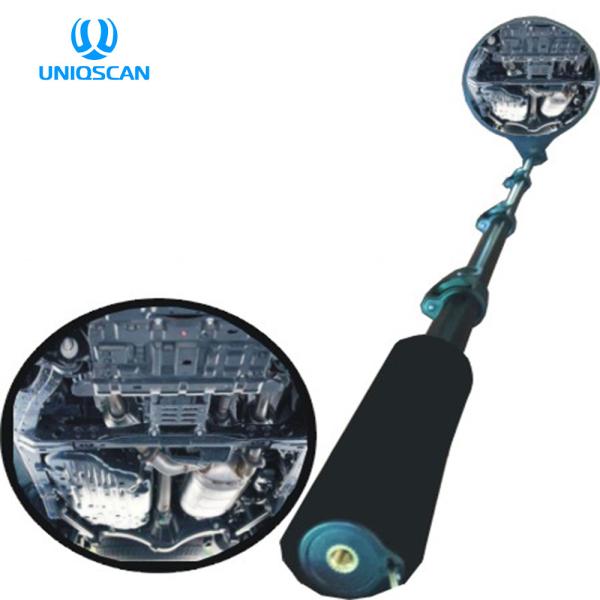 Aluminum Handles Round Convex Or Flat Acrylic Under Vehicle Inspection Mirror 12