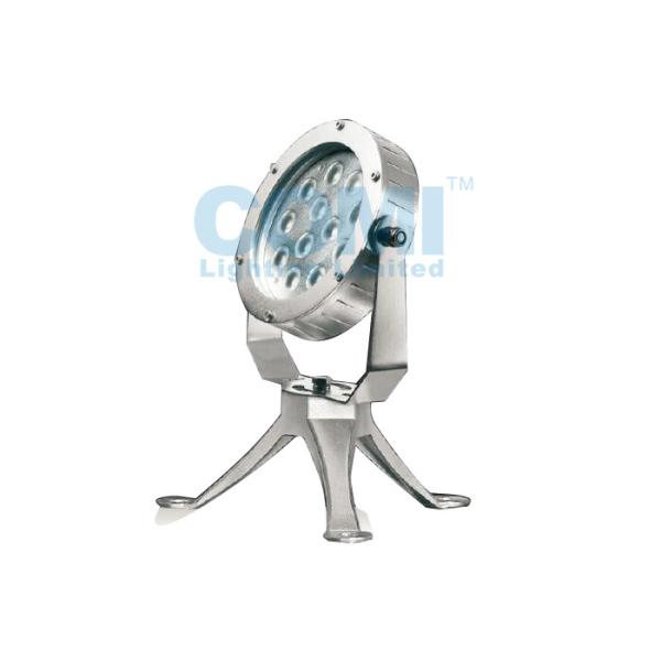 B5AD1216 B5AD1218 12 * 2W LED Underwater Spot Light with Tripod For Swimming Pool / Ponds / Fountain 0 - 10V Dimming