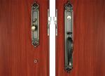 Luxury Brass Door Handles American Standard Cylinder Zinc Alloy