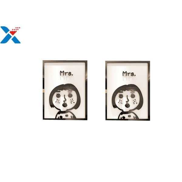 3D Acrylic Picture Frames Wall Mount For Living Room / Sofa Decoration