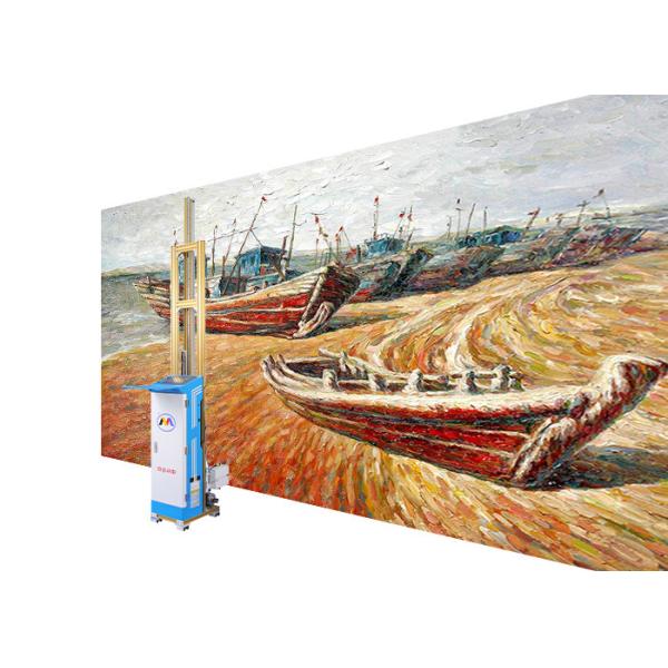 Zkmc 220v Vertical 3d Wall Printing Machine , Laser Positioning Wall Printer