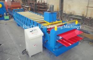 Cheap Double Layer Roof Panel Color Steel Sheet Roll Forming Machine With 12 / 13 Rows for sale