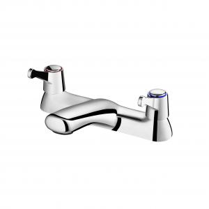 Cheap Contemporary Two Handle Faucet 228mm Length Centerset Bathroom Faucet for sale