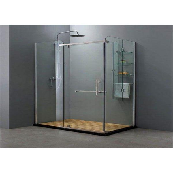 Customized Clear Toughened Glass , Bathroom Shower Glass Shower Enclosure