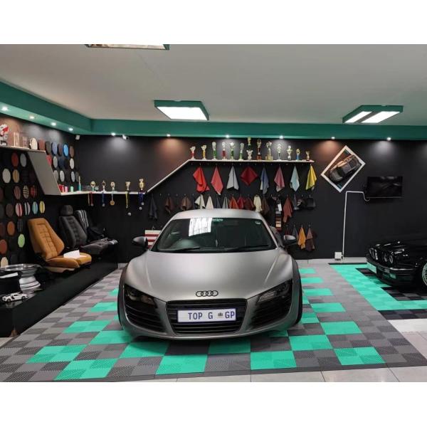 Temperature Resistant Polypropylene Garage Flooring Interlocking Garage Flooring Tiles