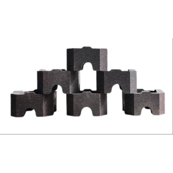 High Temperature MgO-Cr2O3 Fireclay Brick Glass Kiln Refractory Bricks ZDMC-12