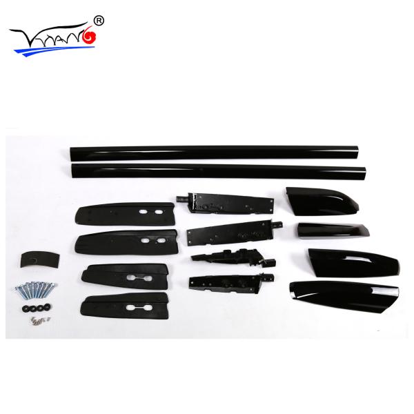 Silver / Black Side C063 Car Roof Rack Rails For Toyota Highlander 2009 - 2014