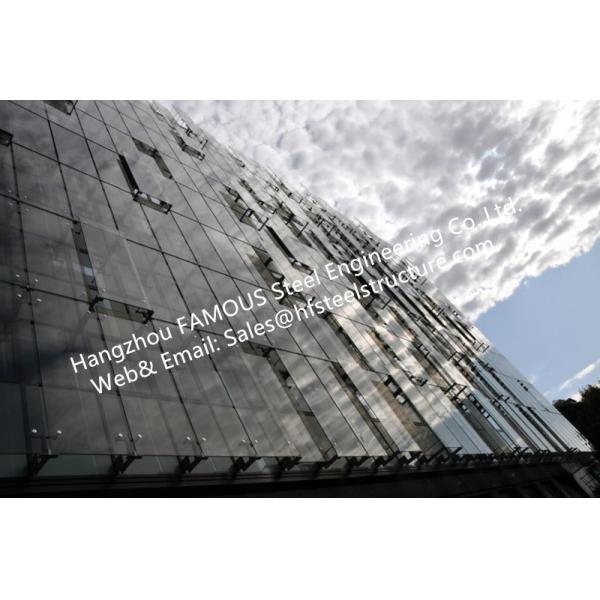 Double Glass Wall Ventilated Façade Office Building with Double Skin Glazed Curtain Wall
