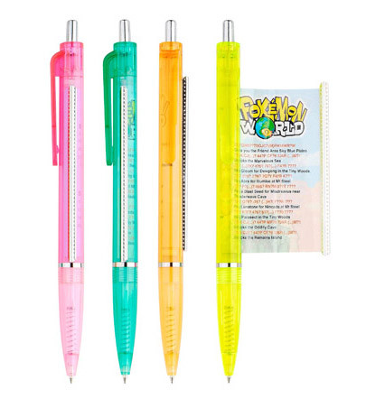 advertising gift promotional banner pen, pull out pen