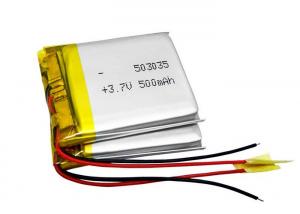 Cheap 3.7V Lithium Polymer Battery Pack 500mah 503035 Lithium Ion Polymer Battery for sale