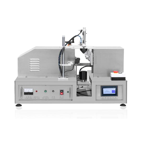 1800W 10pcs/Min Aluminum Tube Sealing Machine , 0.6MPa Tube Sealers