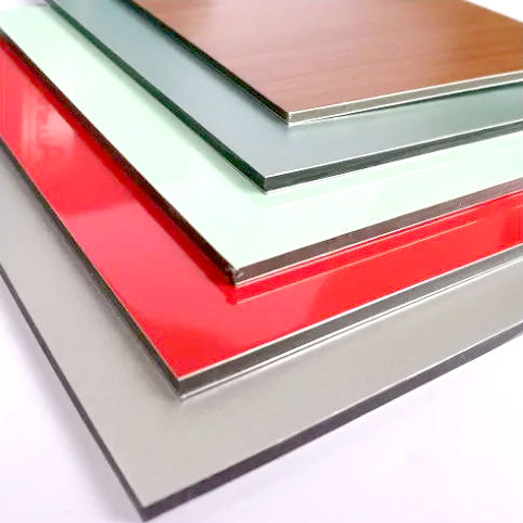 PVDF Coated Aluminum Composite Panels Impact Resistant 5 Years Warranty