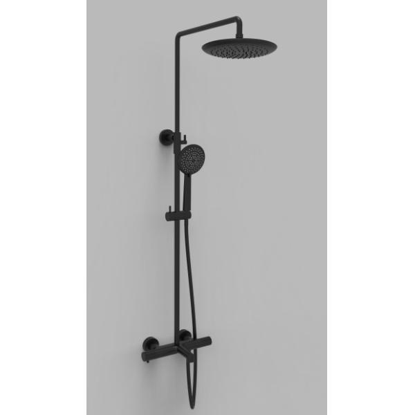 Wall Mounted Hand Shower Mixer Set ABS Plastic Thermostatic Showerhead