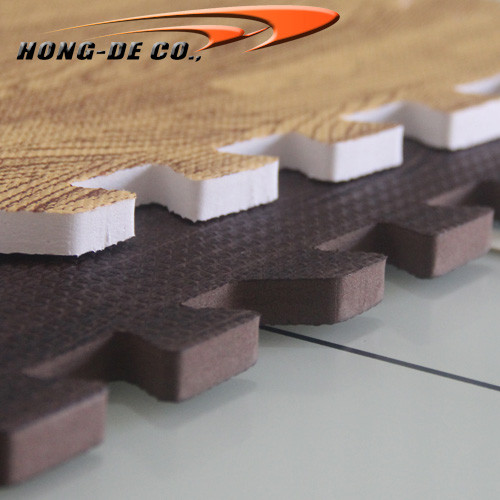 Non-Toxic Soft Wood Floor Tiles Light Oak Soft Wood Tiles