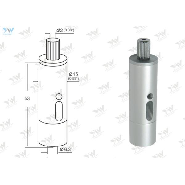 Brass Material Aircraft Cable Grippers Satin Color Plated With Security Caps