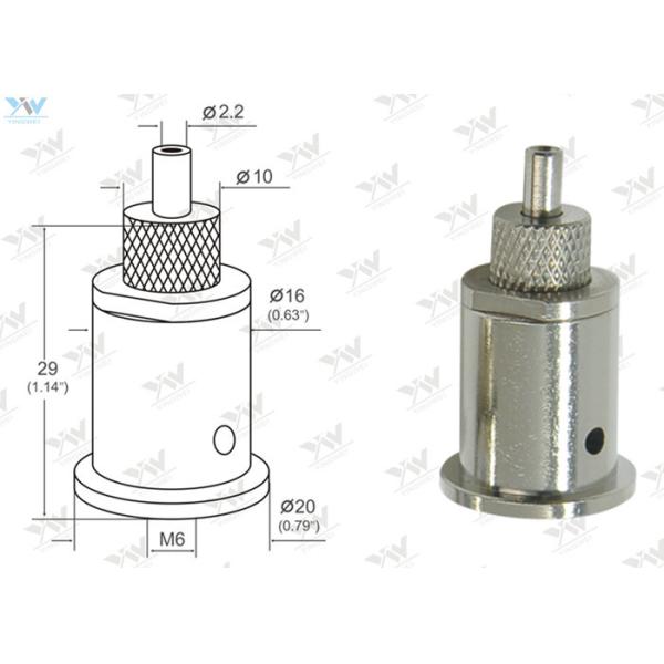 Steel Wire Hanging Systems / Brass Cable Gripper For Shelving Support