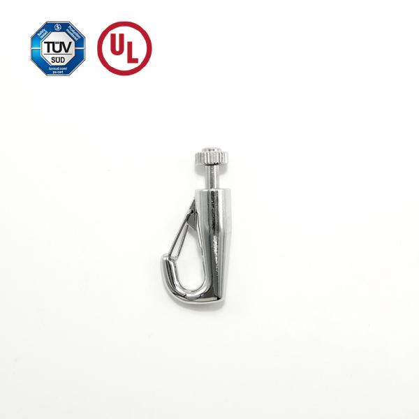 Decorative Painting Hook Lighting Accessories For Hanging System Cable Gripper With Spring-loaded Hook