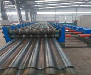 Cheap Corrugated Steel Culvert Plate Cold Roll Forming Machine Heavy Duty 381 X 140mm for sale