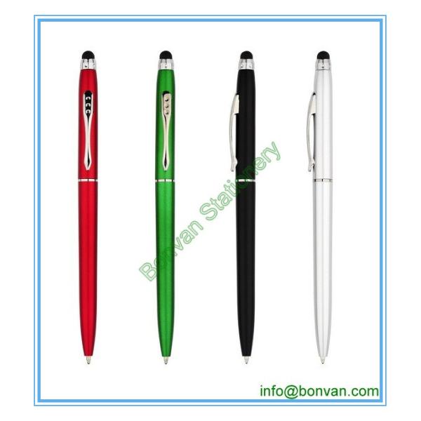 plastic promotional stylus pen,plastic stylus ball pen