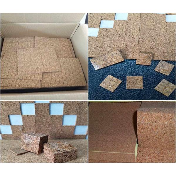 Static Glass Cork Isolation Pads Traceless Spacer With Non Marking