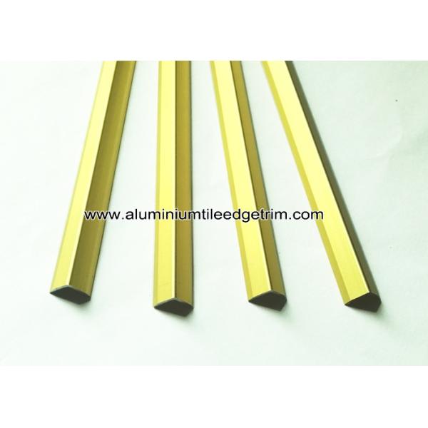 10mm V10 Aluminum V Shaped Outer Corner Brace Matt Gold / Matt Yellow