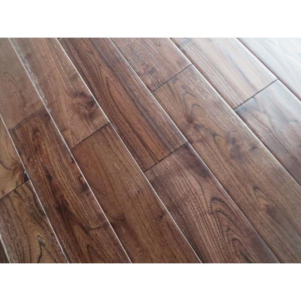 Handscraped Brushed Distressed Engineered Wood Flooring Asian Teak Solid Wood Flooring