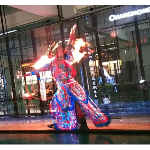 MQ15-20 Curtain Wall Transparent LED Display Screen 800*1500 Mm