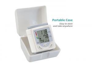 Cheap Mini Electronic Blood Pressure Monitor with Cuff and Portable White Case for sale