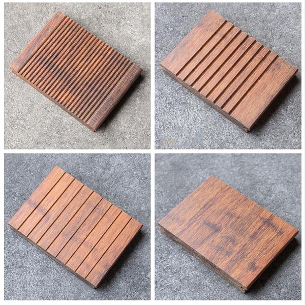 Durable Hardwood Bamboo Deck Tiles Corrosion Resistance For Outdoor Gazebo
