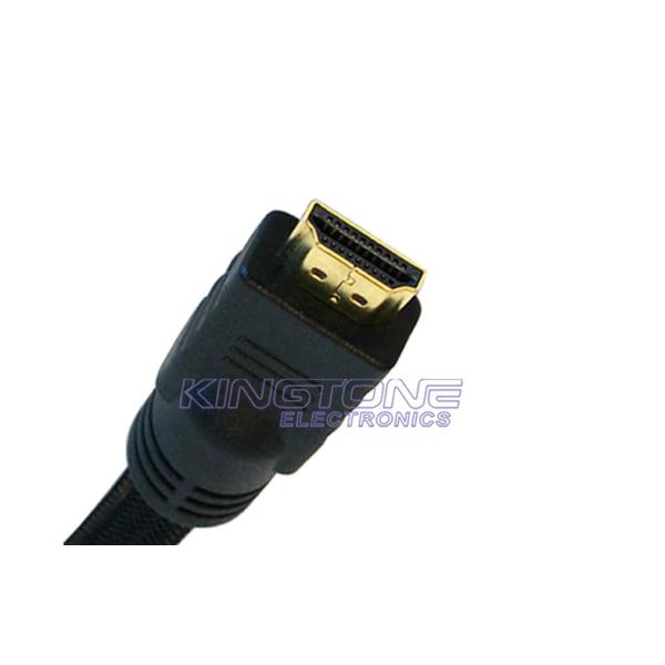 Insulator Black Pin Gold HDMI Cable Molding PVC 063 45P HDMI 1.4 Cable For TV