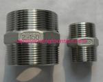 Stainless Steel NPT BSP Two Sides Male Thread Connector For Fountain Frame DN15