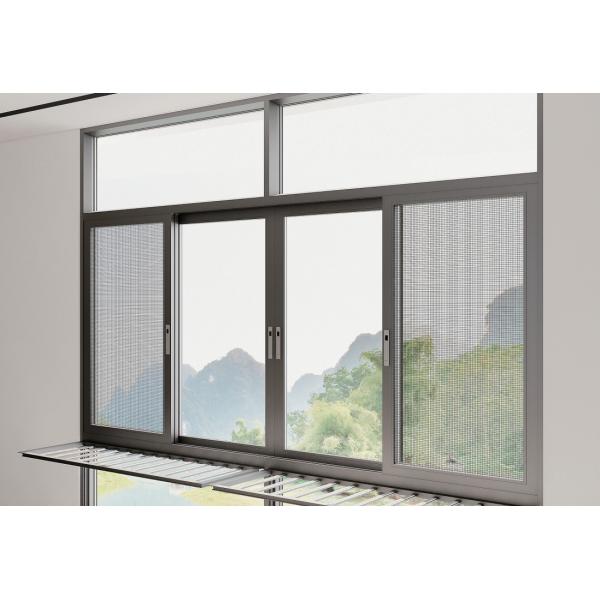 Easy Installation Aluminum Sliding Window Residential For Fresh Indoor Air