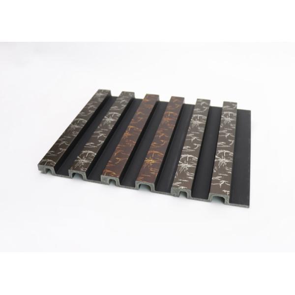 Wooden Color Decorative Wall Panel Polystyrene 3D PS Fluted Wall Panel Wallboard