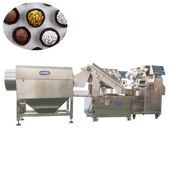 Ss304 Brigadeiro Energy Bites Making Machine 60 Pieces/Min Chocolate Truffle Machine