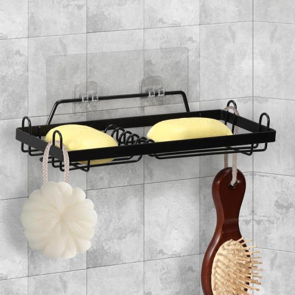 Soap Dish Sponge Holder Sink Soap Rack  Soap Holder for Shower Wall
