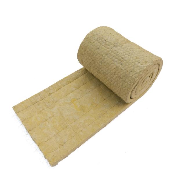 70 Kg/M3 Stone Wool Felt Building Insulation Material Mineral Wool Blanket Wire Mesh 50 Mm