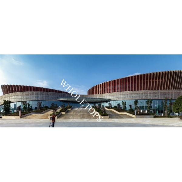 7.0MM Laser Cut Facade Panels / SGS Laser Cut Wall Art Panels For Curtain