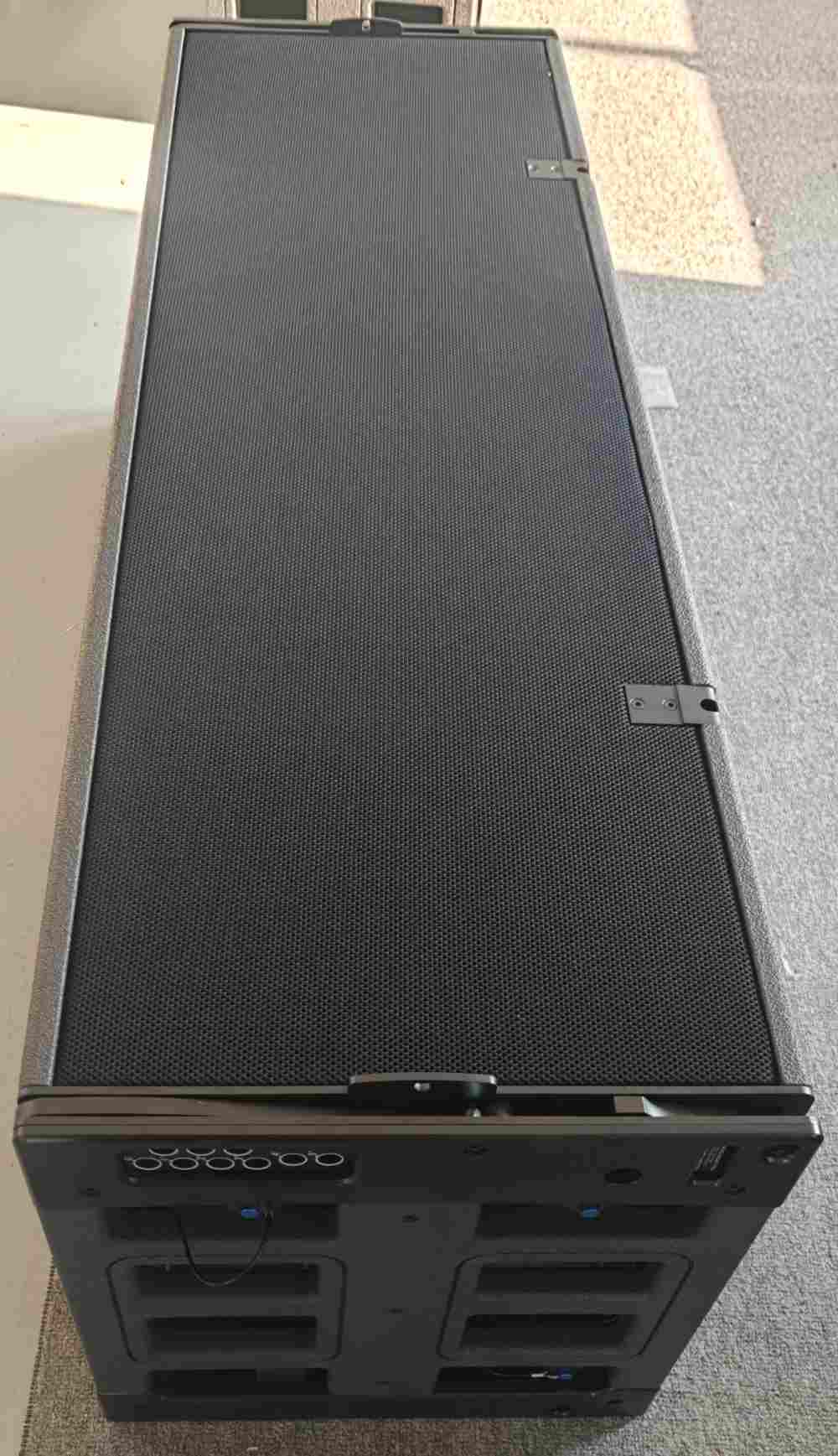 flyable 2x15 bass bin 1200w neodymium woofer speaker