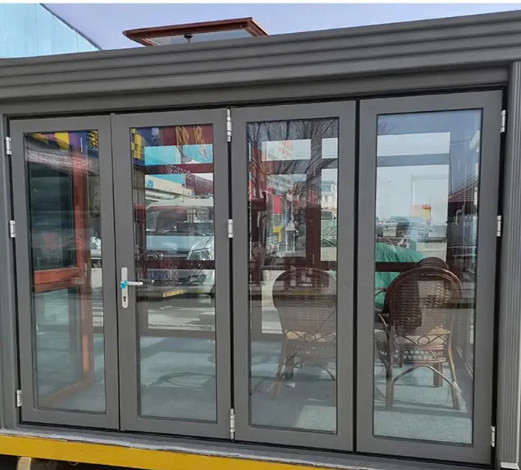 Aluminum Frame Custom Garage Door Folding Sliding Glass Doors for Modern Homes