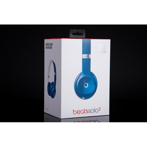 2016 Newest Beats Solo2 Over-The-Ear Luxe Edition Blue Headphones  with seal box made in china  grgheadsets-com.ecer.com
