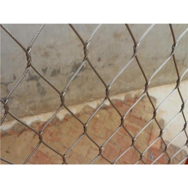 SS316 60*60mm Wire rope mesh Durable For Fall Prevention Manufacturer