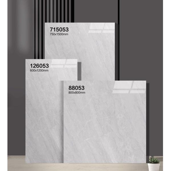 Beige Polished Porcelain Tiles 750x1500mm AAA Grade for Bathroom