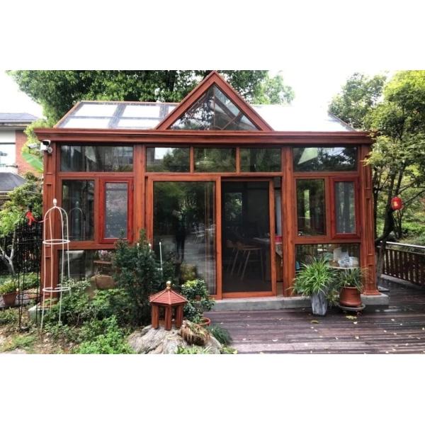 1.2mm Soundproof EPDM Sealing Aluminium Frame Glass House