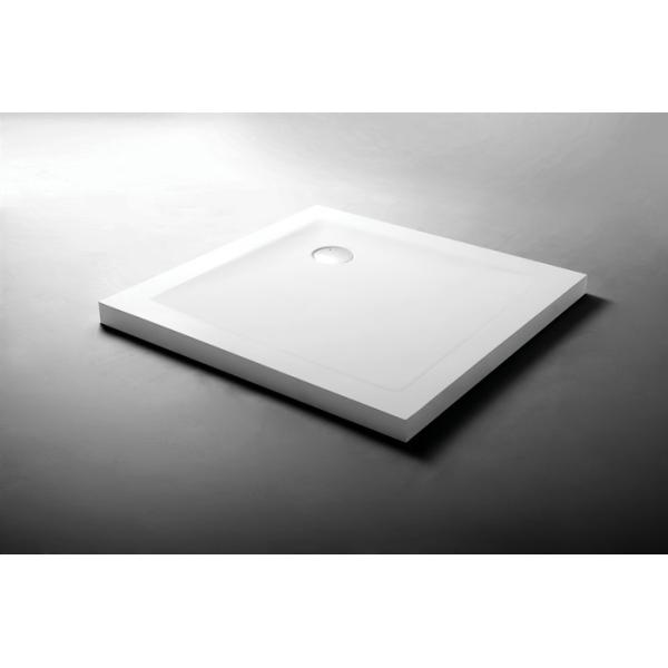Scratch Resistant White Stone Shower Tray High Strength Long Service Life