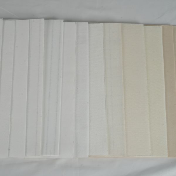 50 To 300 CFM Polyester Bulk Air Filter Material 0.5 To 5 Mm Thickness Chemical Resistance